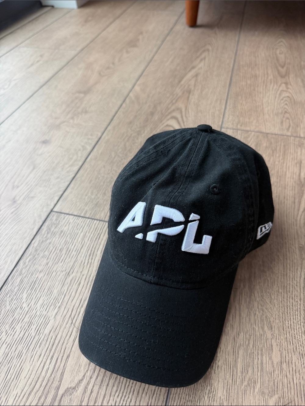APL Black Cap with White Embroidered Logo